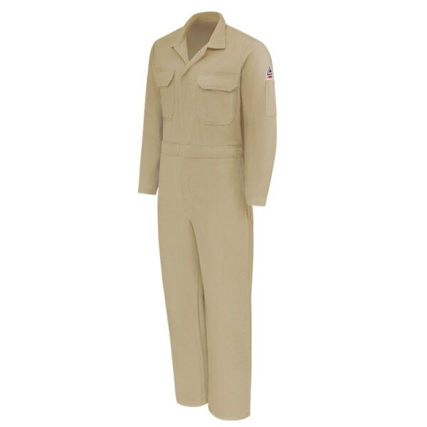 Bulwark Lightweight EXCEL FR ComforTouch Premium Coverall in Khaki